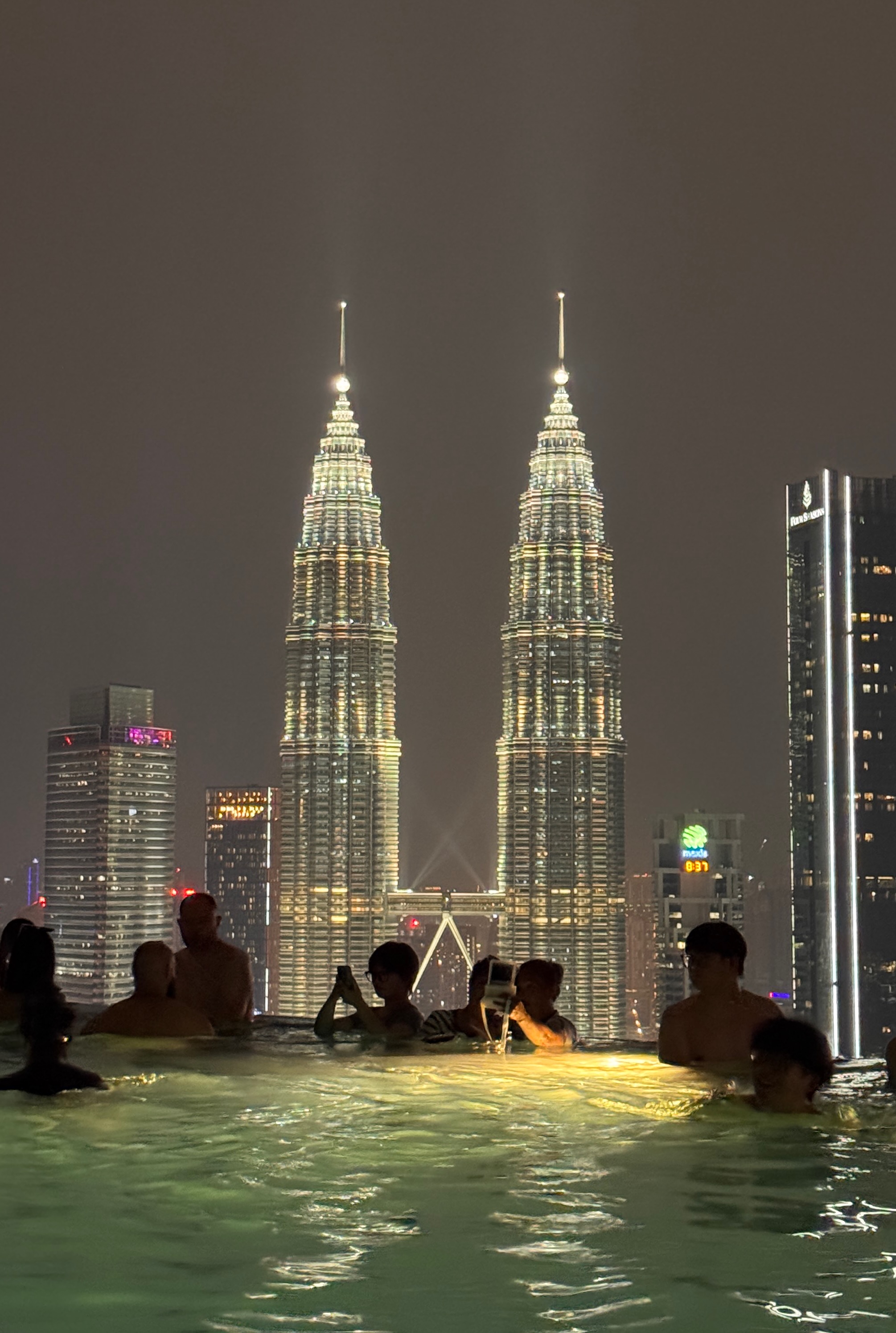 View from my apartment in Kuala Lumpur